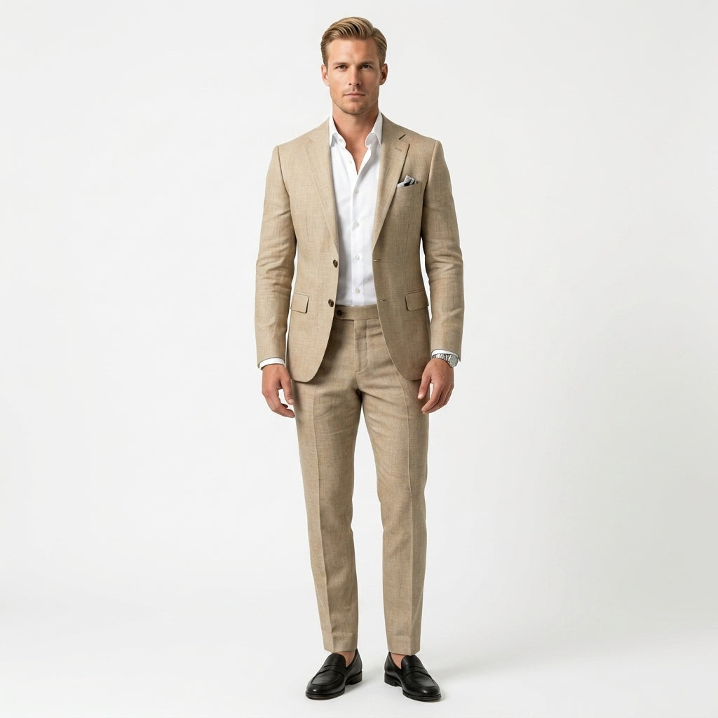 Herren Zweiteiliger Anzug mit Sakko und Hose