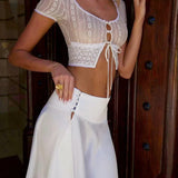 Serena | Elegantes Zweiteiler-Set – Feminine Leichtigkeit mit romantischem Flair