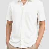 Klassisches Kurzarm-Leinenhemd