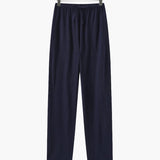 Adrian | Leichte Slim Fit Herren Sommer Leinenhose mit Kordelzug