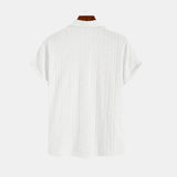 Luftiges Häkelhemd mit Kurzarm