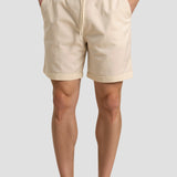 Herren-Shorts in Beige mit Kordelzug – Minimalistischer Komfort