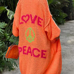 Blossom | LOVE & PEACE Strickjacke Zendoo.de