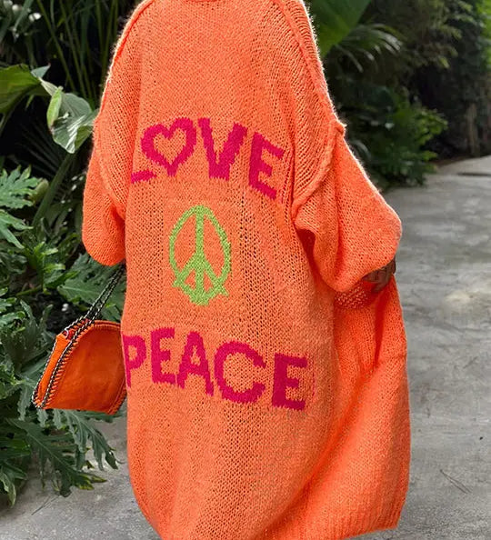 Blossom | LOVE & PEACE Strickjacke Zendoo.de