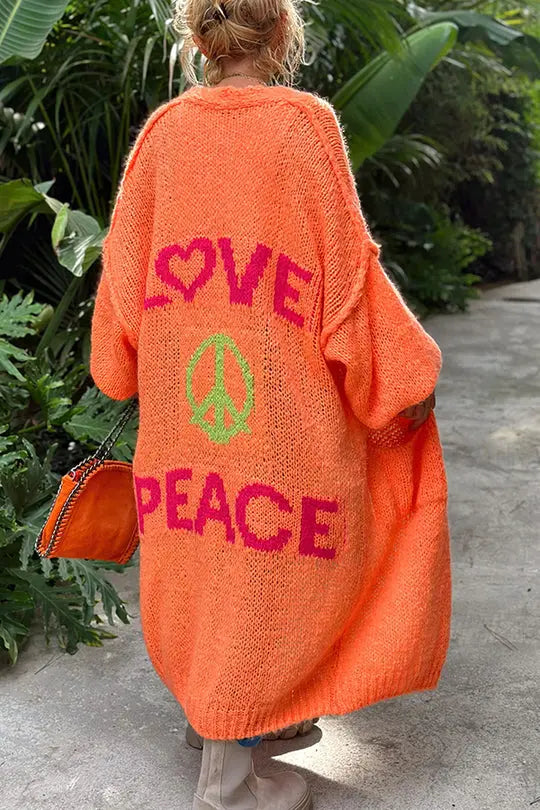 Blossom | LOVE & PEACE Strickjacke Zendoo.de