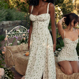 Hannah | Pastellgrün Taillenformendes Midikleid