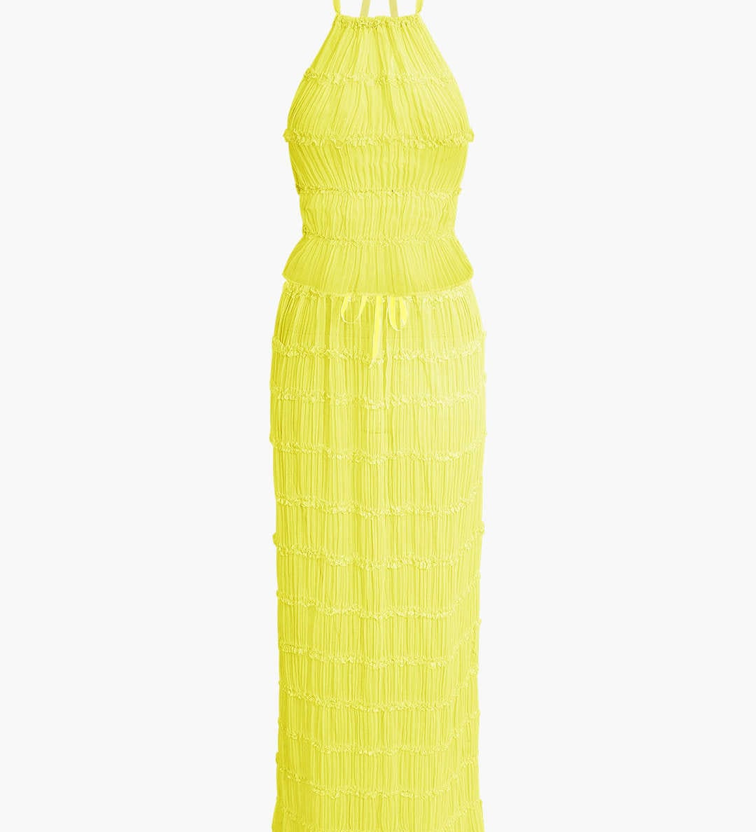 Elise | Romantisches Zweiteiler-Set mit Plissee-Top & Maxirock