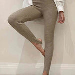 Clara | Gerippte Mid-Waist-Leggings – Komfort und Stil für Jeden Tag Zendoo.de