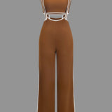 Sabine | Zweiteiler mit Kontrastdetails & Figurschmeichelndem Design