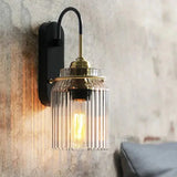 HeritageIllume - Vintage wandlamp met geribbelde glazen kap Zendoo.de