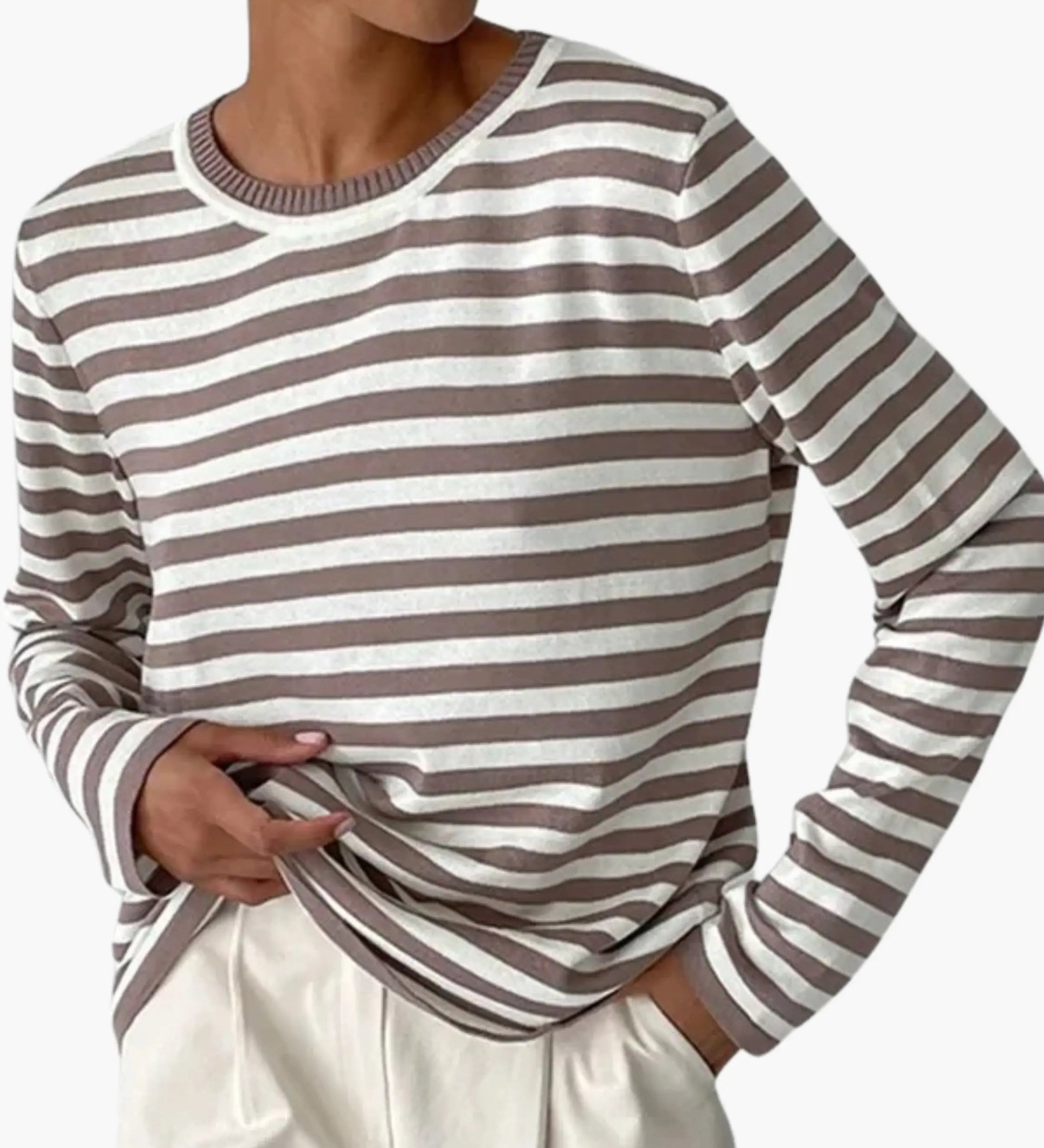 Antonia | Gestreifter Strickpullover