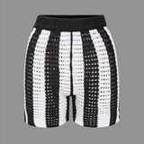 Noemi | Stylisches Häkel-Zweiteiler-Set mit Streifenmuster