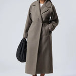 Emilia | Langer Wollmantel im Oversize-Stil Zendoo.de