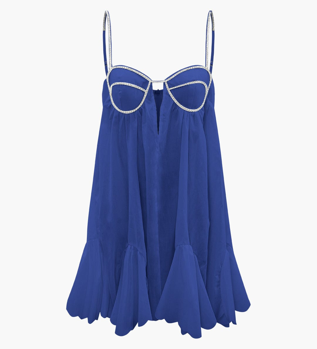 Sophia | Glamouröses Mini-Kleid mit Kristall-Trägern – Feminin & stilvoll für besondere Anlässe