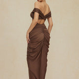 Desiree | Elegantes Off-Shoulder-Set mit Drapierung