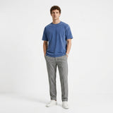 Herren Rundhals T-Shirt aus Strickstoff