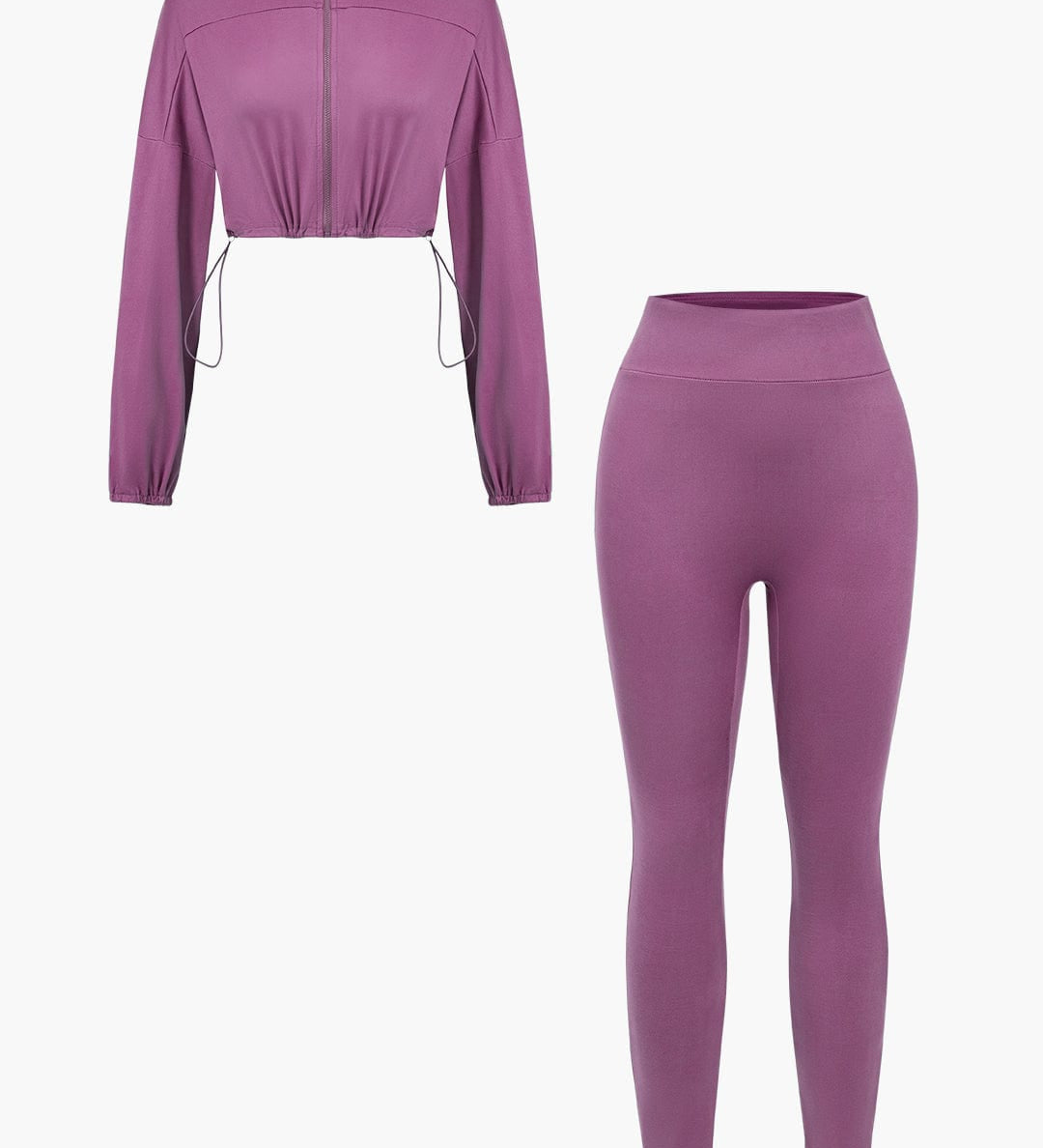 Naya | Sportliches Zweiteiler-Set mit Cropped-Jacke & Leggings