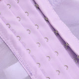 Ida | Figurbetontes Bustier-Top mit Bügel-Cups und transparenter Mesh-Struktur