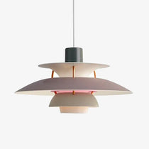 MaxMosaic | Moderne Schatten LED Hängelampe Buntes Metall Wohn/Schlafzimmer/Esszimmer Zendoo.de