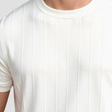 Old Money Classic Heavy O-Neck Striped T-Shirt