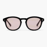 Jayden | Schwarzer Rahmen Runde Sonnenbrille für Männer