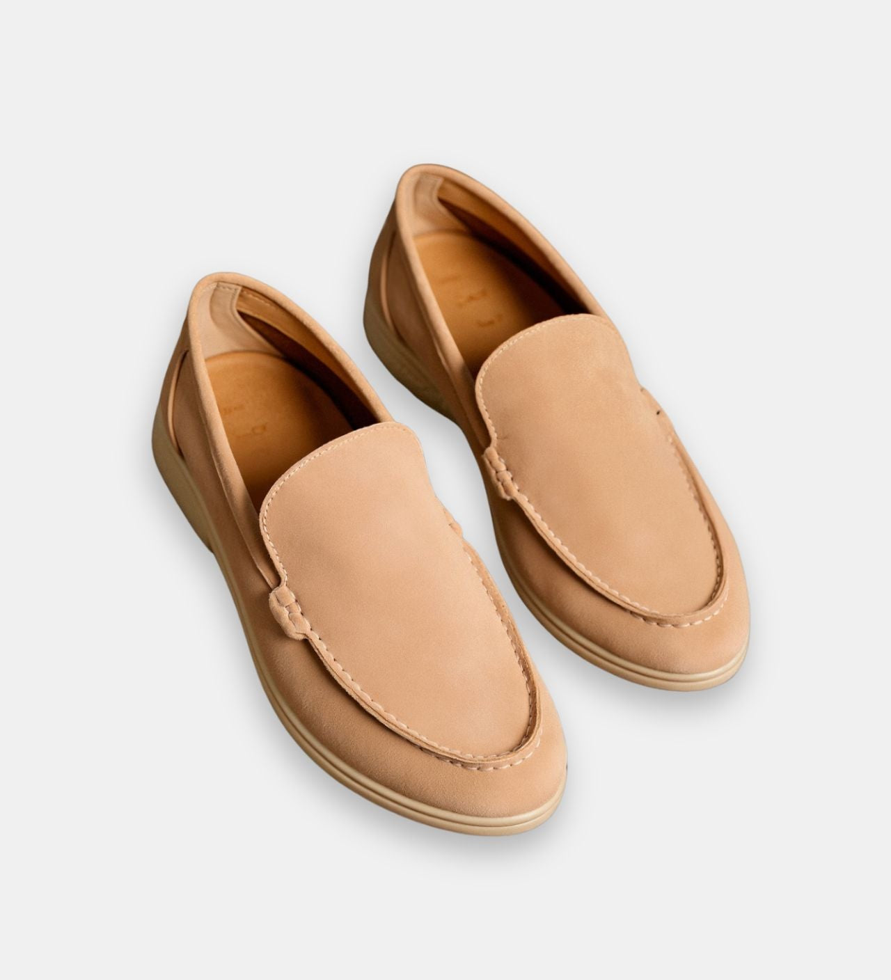 Beigefarbene Loafer – Stilvoll und Vielseitig