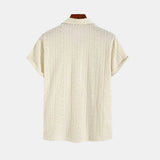 Luftiges Häkelhemd mit Kurzarm