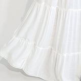 Luftiger Maxirock mit Spaghettiträger-Optik