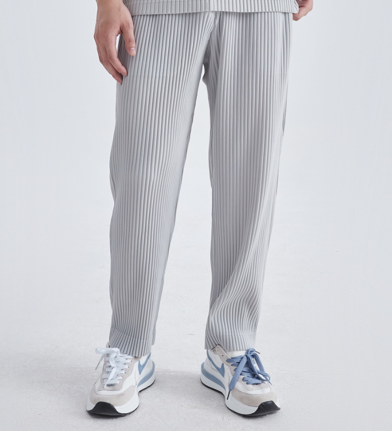 Robert | Lockere Passform Elastischer Bund Baumwoll-Rippstrick-Hose