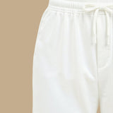 Bequeme Damenhose mit elastischem Bund und Kordelzug