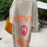 Blossom | LOVE & PEACE Strickjacke Zendoo.de