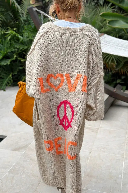 Blossom | LOVE & PEACE Strickjacke Zendoo.de