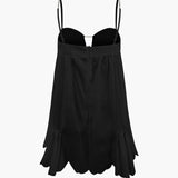 Sophia | Glamouröses Mini-Kleid mit Kristall-Trägern – Feminin & stilvoll für besondere Anlässe