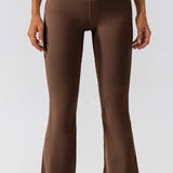 Elora | High-Waist Flare Leggings mit Crossover-Bund