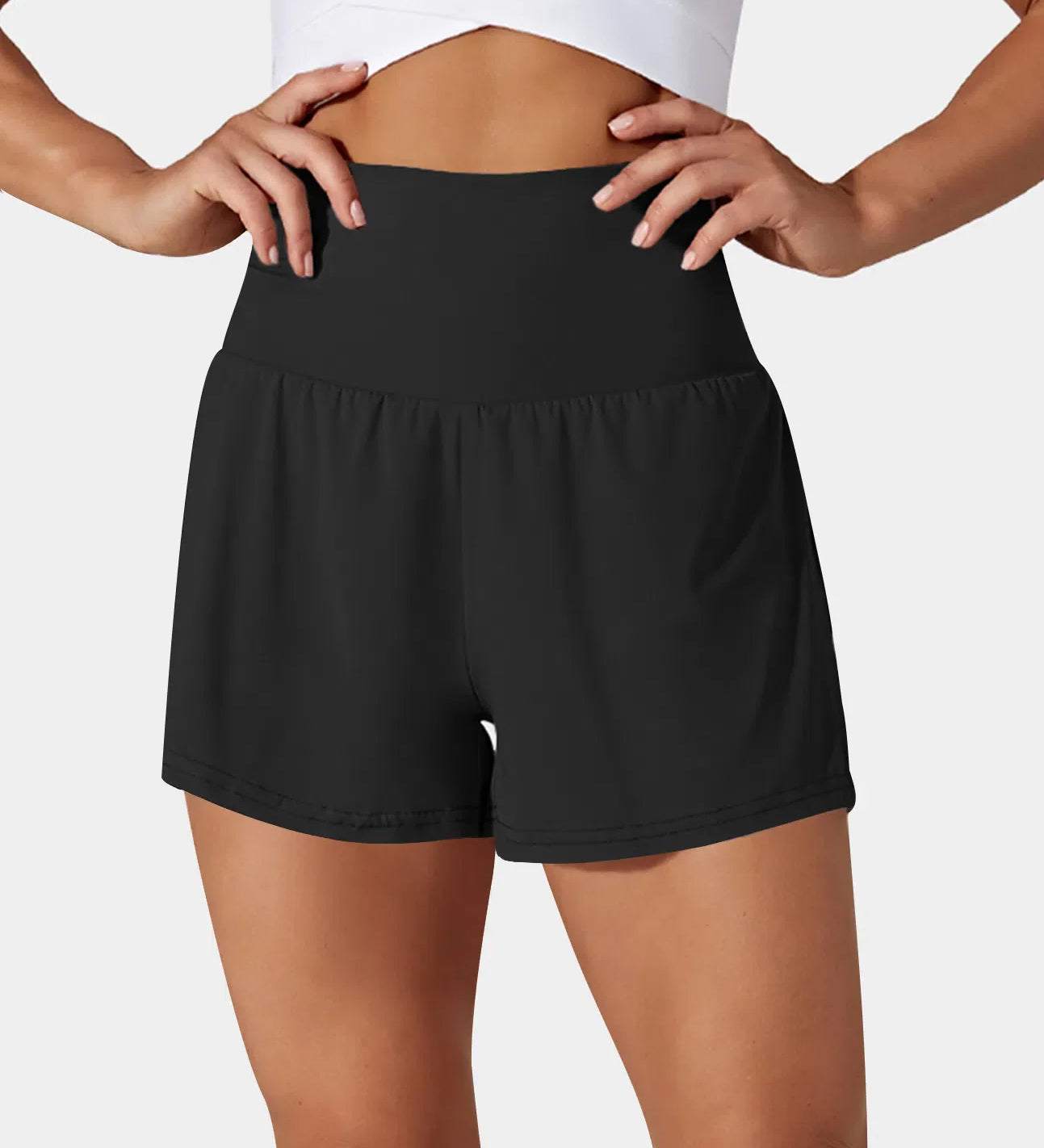 Johanna | Multifunktionale 2-in-1 Yoga-Shorts mit Taschen