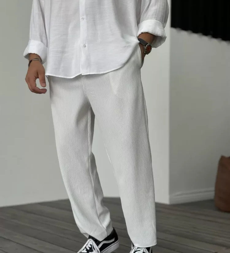 Don | Moderne Hose mit Rippstruktur