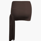 Athena | One-Shoulder Top & Drapierter Minirock – Perfekt für glamouröse Auftritte