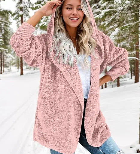 Lia | Warme Teddy Fleecejacke Zendoo.de