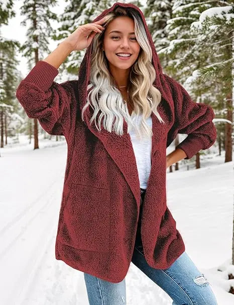 Lia | Warme Teddy Fleecejacke Zendoo.de