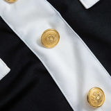 Karina | Elegantes Zweiteiler-Set mit Button-Detail & Minirock