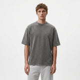 Herren Rundhals T-Shirt aus Strickstoff