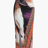 Clarissa | Zweiteiler-Set mit asymmetrischer Bluse & Bleistiftrock