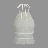 Elise | Romantisches Zweiteiler-Set mit Plissee-Top & Maxirock