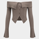 Lilly | Elegantes Off-Shoulder Set mit Minrock