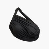 Selene | One-Shoulder Bandeau-Top & Drapierter Maxirock – Perfekt für stilvolle Auftritte