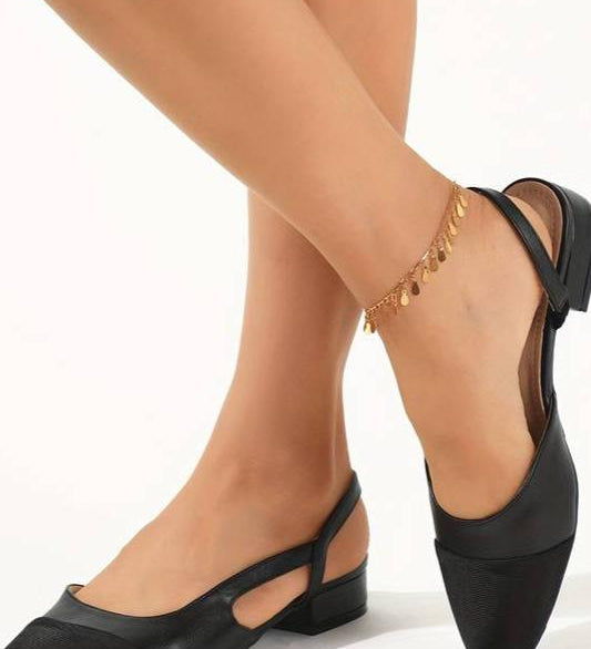 Elegante Slingback-Ballerinas in Beige & Schwarz – Klassischer Chic