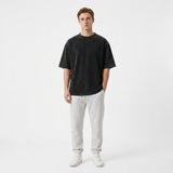Herren Rundhals T-Shirt aus Strickstoff
