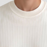 Luca | Feinripp-Langarmshirt für Herren – Minimalistisch & Vielseitig