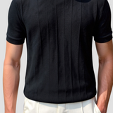 Old Money Classic Heavy O-Neck Striped T-Shirt