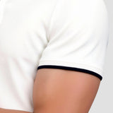 Klassisches Poloshirt mit Reißverschluss und Kontrastdetails